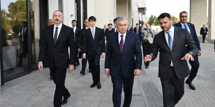 Prezident İlham Əliyev və Prezident Şavkat Mirziyoyev “Sea Breeze” istirahət mərkəzində olublar