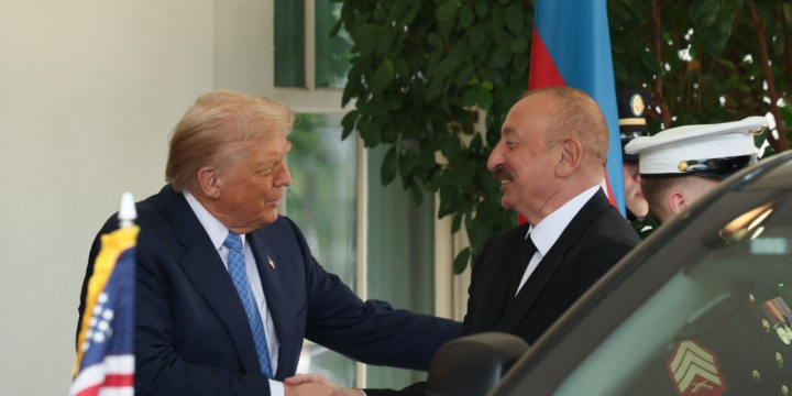 Prezident İlham Əliyev Ağ Evə gedib