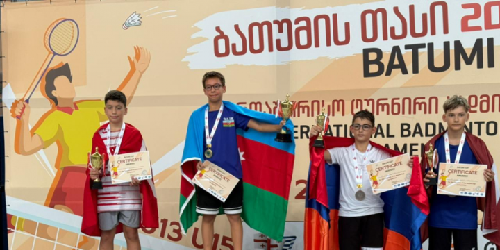 Azerbaijani badminton players shine with 11 medals at Georgian tournament