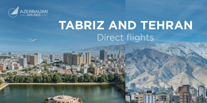 AZAL launches flights to two cities in Iran