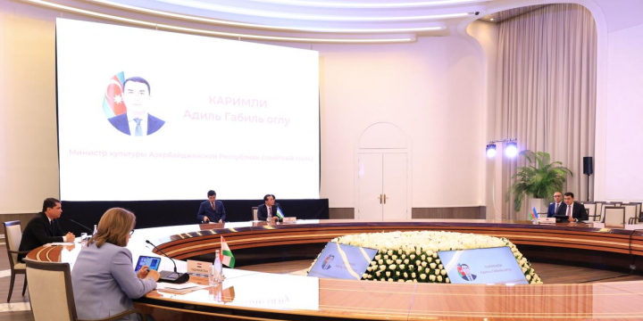 Mədəniyyət naziri Daşkənddə Nazirlər Konfransında çıxış edib