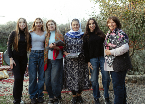 Leyla Əliyeva, Arzu Əliyeva və Alena Əliyeva Lənkəranda fermer təsərrüfatı ilə tanış olublar