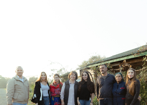 Leyla Aliyeva, Arzu Aliyeva, and Alena Aliyeva visit farming enterprise in Lankaran