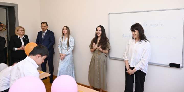 Vice-President of Heydar Aliyev Foundation Leyla Aliyeva visits boarding school in Lankaran
