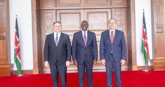 Azerbaijani Defense Industry Minister meets with Kenyan President
