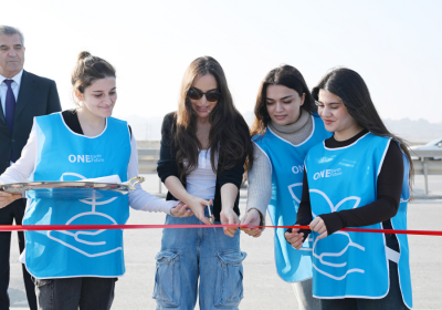 Heydər Əliyev Fondunun vitse-prezidenti Leyla Əliyeva Qaradağda yeni parkın açılışında iştirak edib 