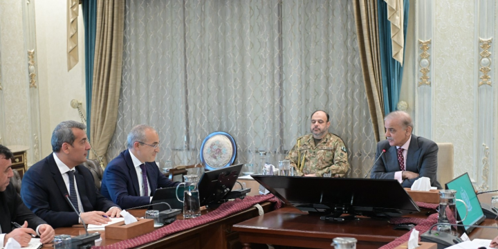 Pakistanın Baş naziri Azərbaycanın iqtisadiyyat nazirini qəbul edib