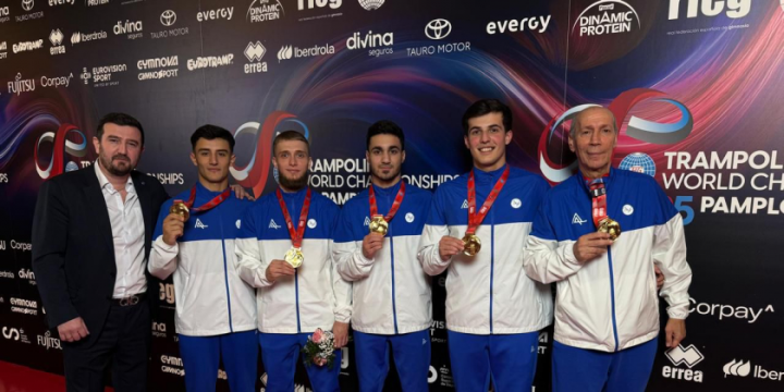 Azerbaijani tumbling gymnasts crowned World Champions