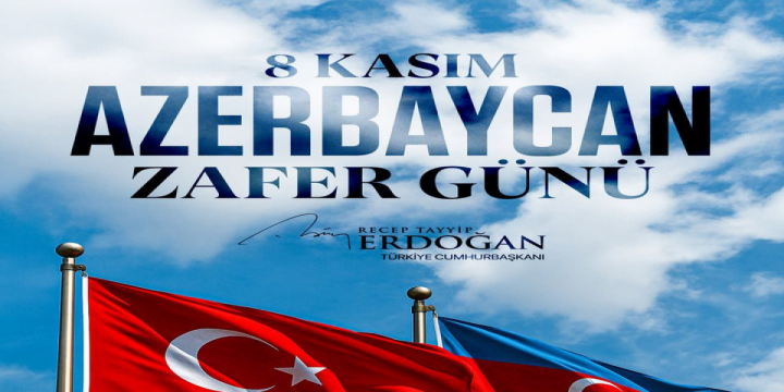 Türkiyə Prezidenti sosial şəbəkə hesablarında Azərbaycan xalqını Zəfər Günü münasibətilə təbrik edib