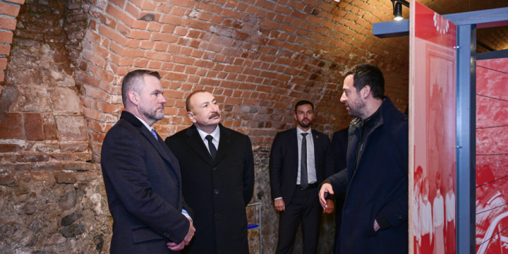 Presidents of Azerbaijan and Slovakia visited Devin Castle in Bratislava
