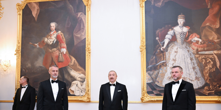 Official banquet hosted in Bratislava in honor of President Ilham Aliyev
