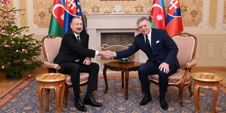 President of Azerbaijan Ilham Aliyev held one-on-one meeting with Prime Minister of Slovakia