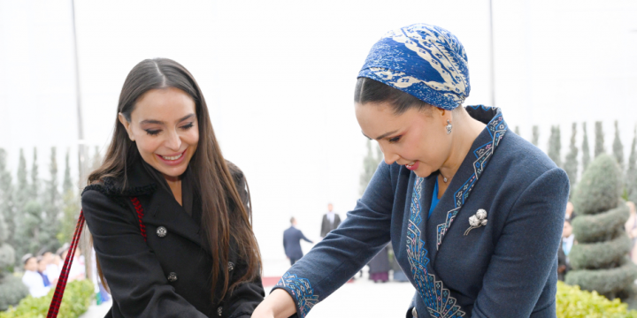 Leyla Aliyeva attends opening of Awaza branch of Charitable Foundation for Assistance to Children in Need of Guardianship in Turkmenistan