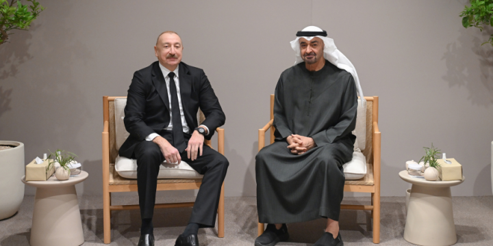 President of Azerbaijan Ilham Aliyev met with President of United Arab Emirates in Abu Dhabi