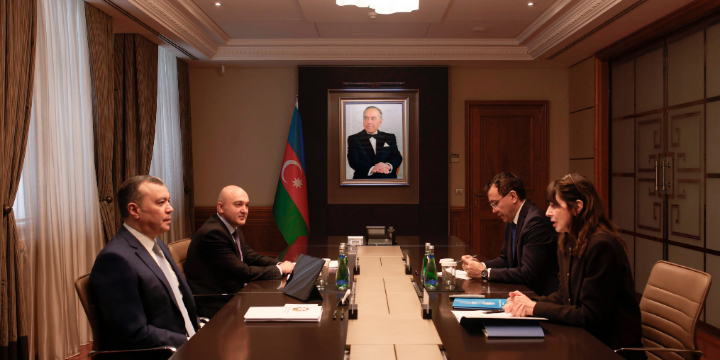 Sahil Babayev Vladanka Andreyevanı səlahiyyət müddətinin bitməsi münasibətilə qəbul edib