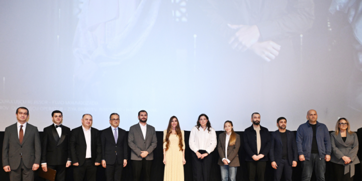 Arzu Aliyeva attends premiere of “Harmony” documentary