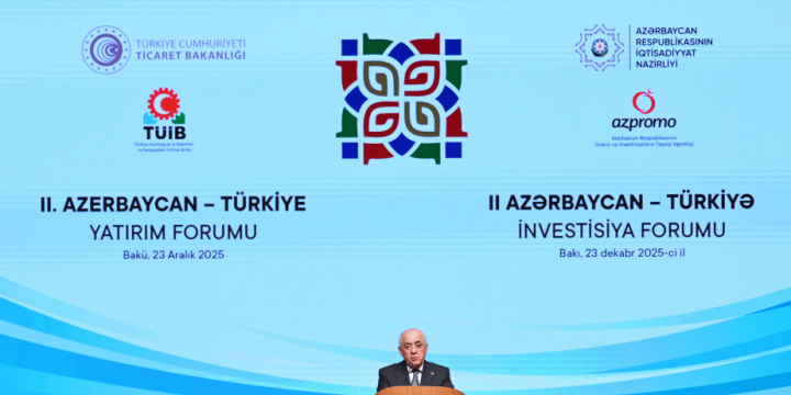 II Azərbaycan–Türkiyə İnvestisiya Forumu keçirilir