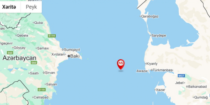 Magnitude 4.8 quake strikes Caspian Sea