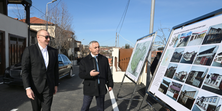 President Ilham Aliyev visited Karkijahan settlement in Khankendi