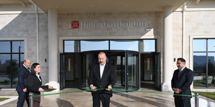 Hilton Garden Inn Aghdam inaugurated in Aghdam city