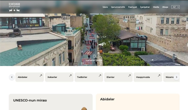 “İçərişəhər” Qoruğunun yenilənmiş veb-saytı istifadəyə verilib