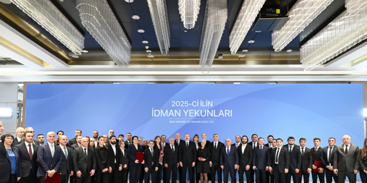 President Ilham Aliyev attended ceremony dedicated to 2025 sports results