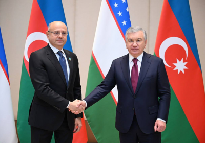 Şavkat Mirziyoyev Pərviz Şahbazovu qəbul edib