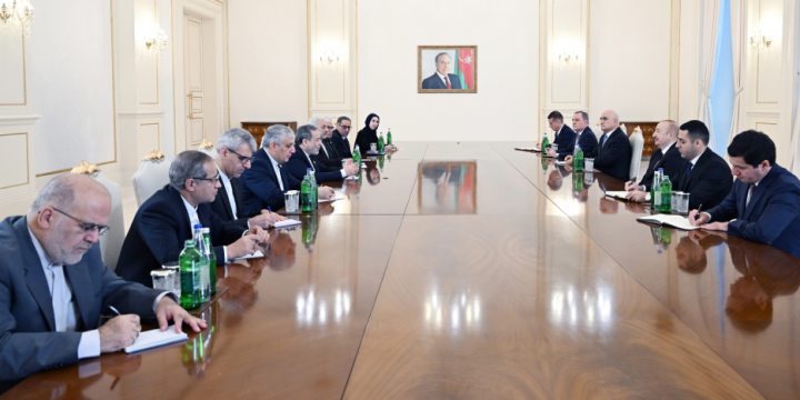 President Ilham Aliyev received delegation led by Iranian Foreign Minister 