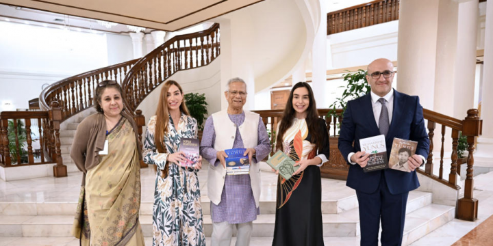 Leyla Aliyeva and Arzu Aliyeva meet with Chief Adviser of Bangladesh’s Interim Government in Dhaka