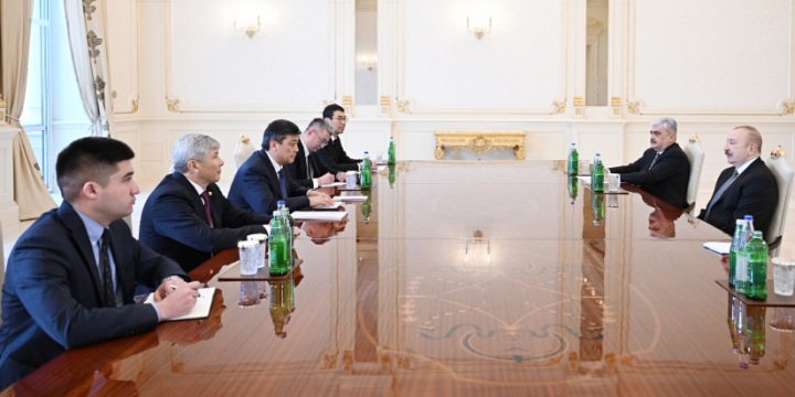 President Ilham Aliyev received delegation from Kyrgyzstan