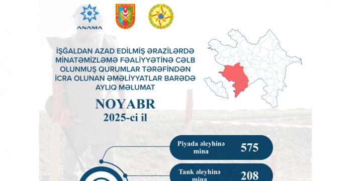 ANAMA: Over 6,443 hectares of land cleared of mines and unexploded ordnance in November