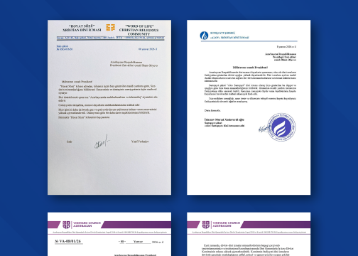 Dini konfessiya rəhbərləri Prezident İlham Əliyevə təşəkkür ediblər