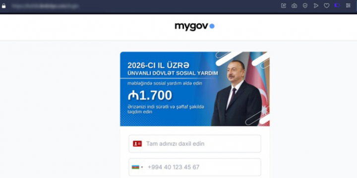 Dövlət Xidməti vətəndaşlara saxta saytlarla bağlı xəbərdarlıq edilib