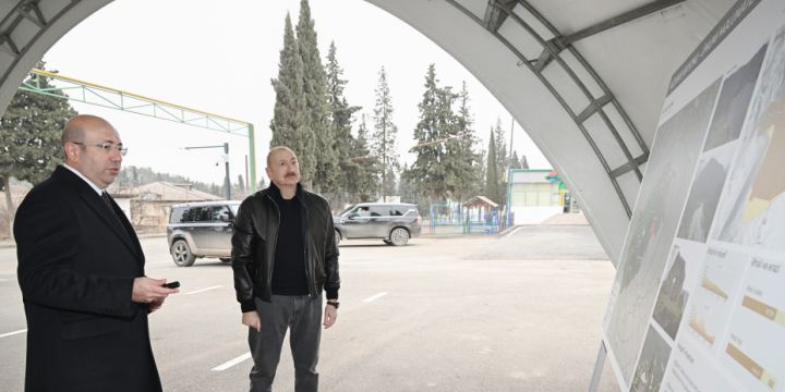 President Ilham Aliyev reviewed Master Plan of Aghdara city