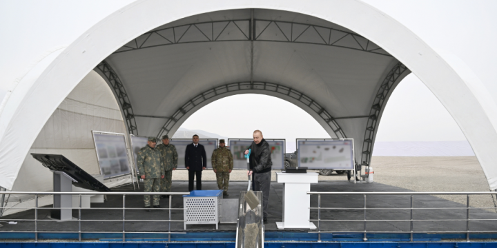 President Ilham Aliyev laid foundation stone for Special Operations Center in Aghdara district