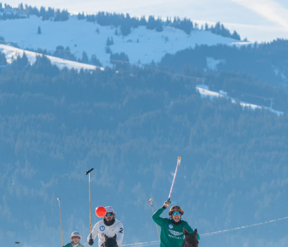 Azerbaijani team gets off to great start at 2026 Snow Polo World Cup Kitzbühel