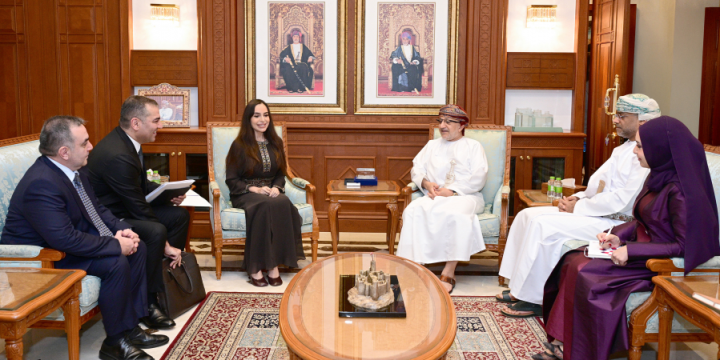 Heydər Əliyev Fondunun vitse-prezidenti Leyla Əliyeva Omanda səfərdədir