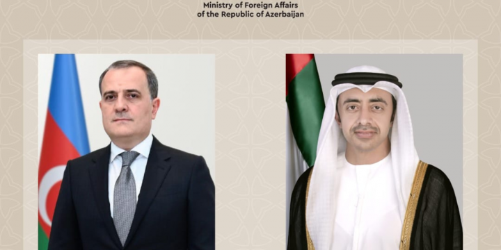 Azərbaycan və BƏƏ XİN başçıları regional təhlükəsizlik vəziyyətini müzakirə etdilər