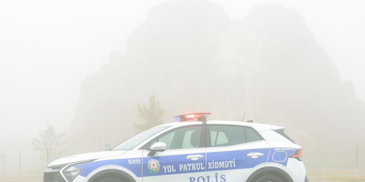 Baş Dövlət Yol Polisi İdarəsi dumanlı hava şəraiti ilə əlaqədar xəbərdarlıq edib