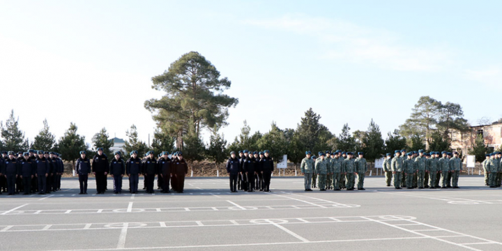 HHQ komandanı və Hərbi prokuror hərbi hissələrdə olublar