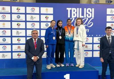 Azerbaijani karate fighter wins silver medal at Tbilisi tournament