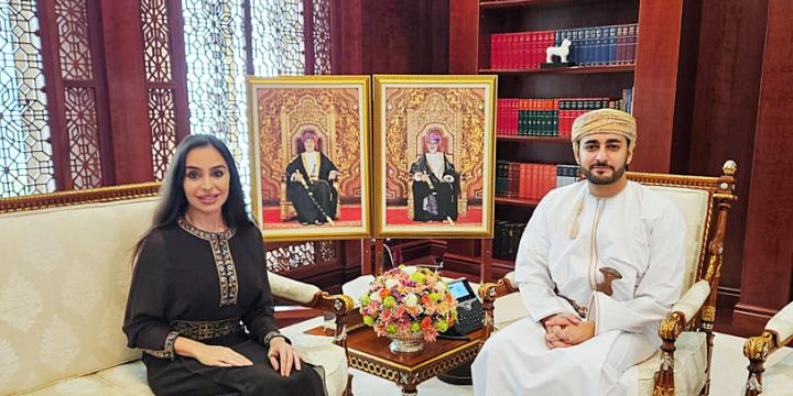 Leyla Aliyeva meets with Crown Prince of Oman Sayyid Theyazin bin Haitham Al Said in Muscat
