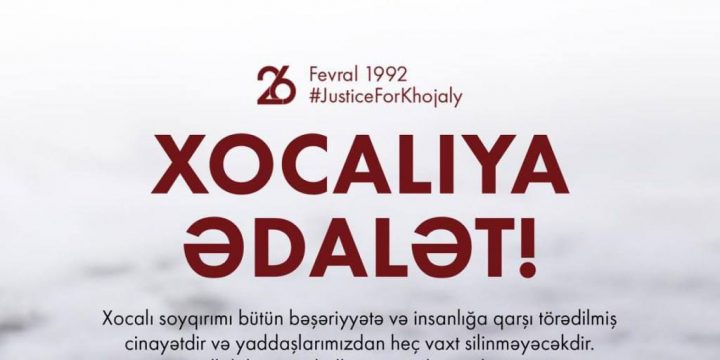 Birinci vitse-prezident Mehriban Əliyeva Xocalı soyqırımının 34-cü ildönümü ilə bağlı paylaşım edib