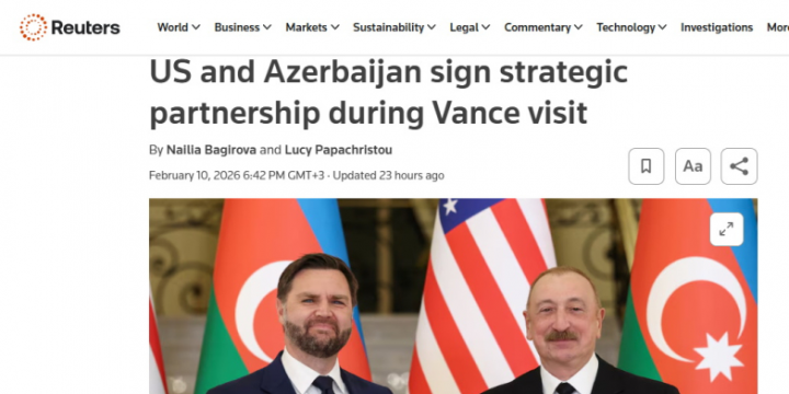 U.S. Vice President’s visit to Azerbaijan in world media spotlight