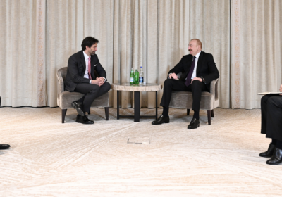 Prezident İlham Əliyev Münxendə Slovakiya Baş nazirinin müavini ilə görüşüb