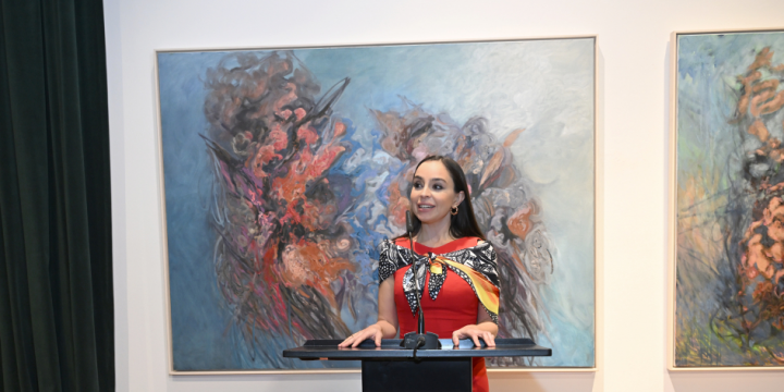 Leyla Əliyeva və Arzu Əliyeva Tiranada MAMA “Ana təbiət” beynəlxalq incəsənət sərgisinin açılışında iştirak ediblər