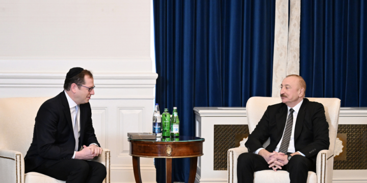 President Ilham Aliyev met with CEO of American Israel Public Affairs Committee and other senior staff in Washington