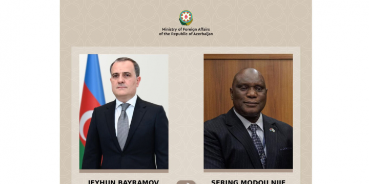 Azərbaycanın və Qambiyanın xarici işlər nazirləri siyasi əməkdaşlığın genişləndirilməsini müzakirə ediblər