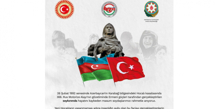 Turkish parliament to host event dedicated to 34th anniversary of Khojaly genocide