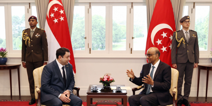 Azerbaijani ambassador presents credentials to Singaporean President